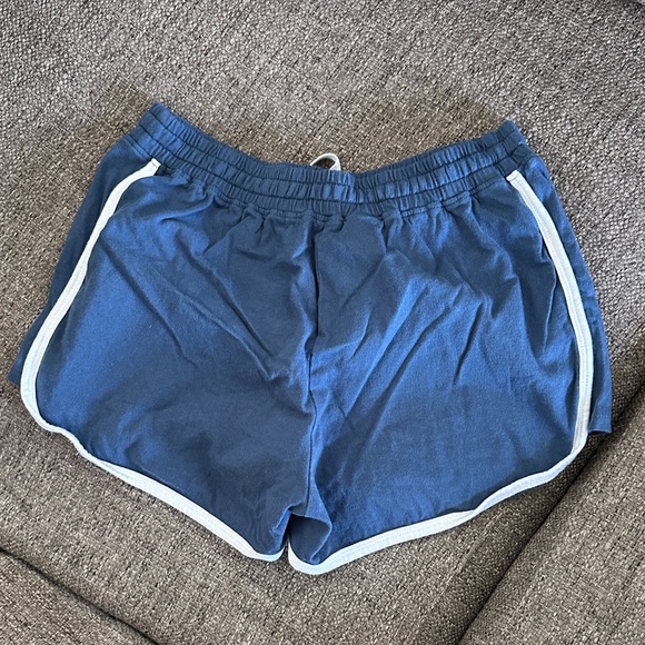Aeropostale Slate Blue Athletic Shorts with White Accents Small - Picture 7 of 7
